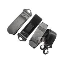 Adjustable Leather Hand-Held Ski & Snowboard Bindings with Straps juoda