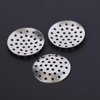 DIY rankų darbo metalinio tinklelio karoliukų pagrindas su porėto disko atrama 14mm (50 pcs/pack) black