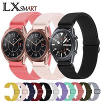 Samsung & Huawei GT2 Adjustable Braided Nylon Single Loop Strap (20/22mm) Nylon 20mm balta