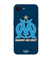 Maniacase Case For Iphone 16E Marseille Olympic Om Logo Blue Background juoda