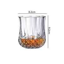 310ml Nordic Diamond Carving Wine Glass Creative Whiskey Beer Glasses Transparent Household Foreign Wine Cup Cold Water Tea Mugs 1pcs