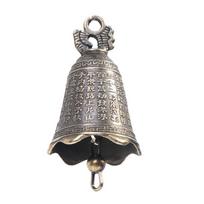 2 vnt senovinis varpas Kinijos mini žalvarinė varinė skulptūra Pray Guanyin Bell