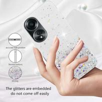 Case For Honor 90 Lite 70 50 X8 X6 8X X8A X8B X7A X7B 9X 10 Lite Magic 5 Lite 6 Cover Transparent Glitter Glossy Bling Silicone Soft Slim Honor Magic5 Lite gryna