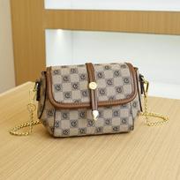 Senior Sense Tofu Small Square Bag Summer Women's Bag Single Shoulder Crossbody Retro Plaid Light Luxury Fashion Bag black