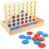 Board Game - AMOUNE - Giant Connect 4 - Classic Strategy Game - Portable - 2 Players or More juoda