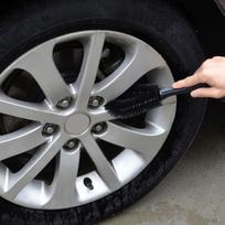 Car Tire Cleaning Brush Wash Rim Easy Carrying to Use Supplies Vehicle