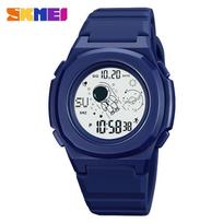 New multi-functional astronaut children's electronic watch creative personality luminous student sports watch karališkos mėlynos spalvos