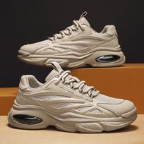 Casual Sneaker Apring and Autumn Male Sneakers Loafers Sports and Leisure Shoes for Men Ventilate Wear-resistant Fashion New 39 abrikosas