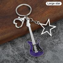 Kūrybiškas Klasikinis Mini Roko Elektrinės Akustinės Gitaros Formos Raktų Pakabukas Kuprinės Dekoravimo Aksesuarai Dovanos