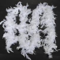 Christmas Decorations 2M Christmas Tree White Feather Boa Strip Xmas Ribbon Party Garland Decor balta