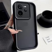 Realme GT 7 Pro dėklas Realme GT7 Pro telefono dėklas Realme GT7Pro viršelis Matinis galinis dangtelis Oda jaučiamas Apsauga Apsauginis dėklas For Realme GT7 Pro gray