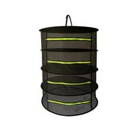 60cm Foldable Hanging Herb Plant Drying Net With Zipper 4 Layer