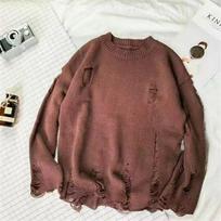 Japanese Retro Hong Kong-Style Casual Knitted Sweater: Unisex Solid Color Trendy Round Neck Men's Jacket