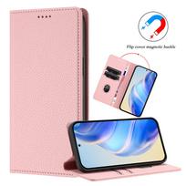 Atverčiamas dėklas Samsung Galaxy S25 S24 S23 S22 S21 S20 Ultra S10 S9 S8 Plus Kortelių laikiklis Magnetinė odinė piniginė Stovas Telefono dangtelis Leather&Galaxy S8 rožinė