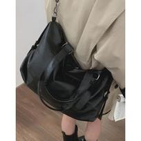 Street Trend, Black Travel Handbag, Crossbody Bag, Large-capacity Travel Bag, Unisex juoda