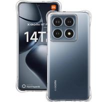 Case for Xiaomi 14T PRO - Shockproof Protection Soft Transparent TPU Phonillico® skaidri