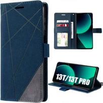 Case - Xiaomi - 13T/13T Pro - Navy Blue - Shockproof - PU Leather - Adjustable Stand