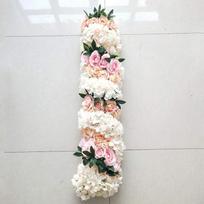 1 Meter Long Flower Row Wedding Runway Road Lead Arch Wedding Simulation Flower Row Flower Wedding Supplies Rose Fake Flower