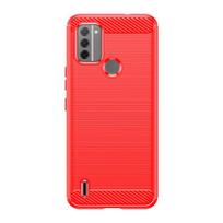 Shock Resistant Protective Phone Case For Nokia C31 Soft Silicone TPU Back Cover Phone Cases Nokia C31 raudona
