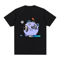 Hololive English VTuber Shishiro Botan SSRB T Shirt Unisex /Women Aesthetic Kawaii Tshirts Unisex Casual Cartoon Cotton Tees Shirts 2XL