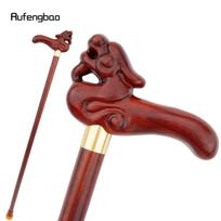 Raudonas Drakonas Medinis Vienos Jungties Madinga Lazdelė Dekoratyvinė Cosplay Lazda Helovino Kūjalis Ramentas Lazdelė Piuvimo Lazda 94cm