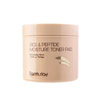 FarmStay Rice & Peptide Moisture Toner Pad (140ml / 4.73 fl.oz., 70 pads)  (3 Options) #140ml (70 pads) x 1pcs