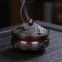 1 vnt. Drakono Fenikso Pirštų galiukų Krosnelė Trikojo Mažas Smilkalų Degiklis Kūrybinga Lydinio Dekoracija Aromaterapijos Krosnelė coffee - bronze