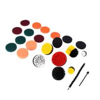 24Pcs Power Scrubber Brushes Electric Plastic PP Drill Scrubbing Brush Drillbrush Attachment for black