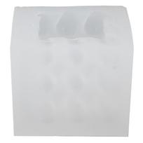 3D Širdies Kubas Aromaterapinė Žvakė Silikoninė Forma Maistinis Žvakių Liejimo Formos Vestuvėms JubiliejamsL M(315 X 180mm / 12.4 X 7.09in)