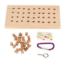 Parrot Foraging Toy Climbing Chew Toy Wooden Keyboard Parrot Biting Toy Chewing Toy for beige