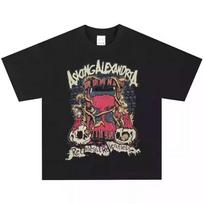 2025 Asking Alexandria BAND ROCK American RETRO T-shirt Street Short Sleeve Vintage High QUALITY Luxury Brand Hot Ins Y2k Hot S