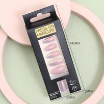 Wearing Armor, Almond, A Mirror Phosphorescence Medium-length Finished Armor Sheet Neutral Packaging 24 Pieces with Jelly Glue