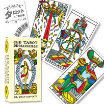 CBD Tarot De Marseille Tarot fortune telling method with Japanese instruction manual Authentic tarot cards 78 sheets