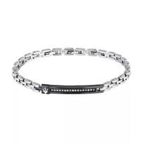 Maserati Iconic Steel Bracelet With Synthetic Stone JM424AVD58 For Men