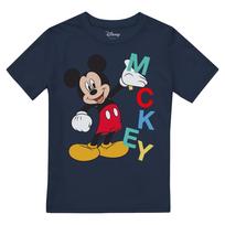 Disney Boys Mickey Mouse Text T-Shirt 5-6 Years tamsiai mėlyna