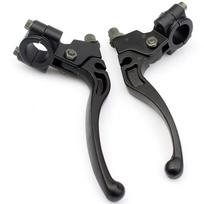 For HONDA C/CR/CRF/XL/XR Brake Lever Perch Clutch Black Aluminium Alloy 2PCS