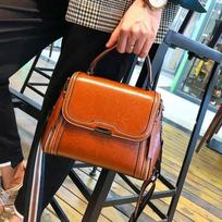 Women's Wax Oil Leather Bag  Crossbody Bag  Lady Commuter Bag  Shoulder Messenger Bags