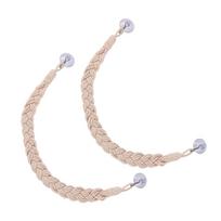 2pack Climbing Rope Snake Climbing Equipment Tree Frog Habitat Enhancement for Exotic Pet Enrichment smėlis