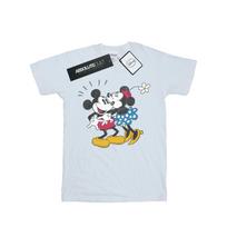 Disney Womens/Ladies Mickey Mouse Mickey And Minnie Kiss Cotton Boyfriend T-Shirt XXL