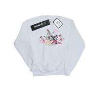 Disney Mens Mickey Mouse Love Friends Sweatshirt L balta