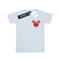 Disney Mens Mickey Mouse Symbol T-Shirt S balta
