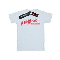 A Nightmare On Elm Street Mens Red Logo T-Shirt XXL