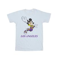 Disney Womens/Ladies Mickey Mouse Los Angeles Cotton Boyfriend T-Shirt XXL