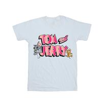 Tom And Jerry Mens Gradient Logo T-Shirt XXL