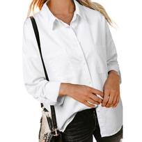 Woman's Shirts Superior Spring/summer Denim Pockets Single Breasted Ladies Tops Shirt Dropshipping XS tamsiai žalia spalva