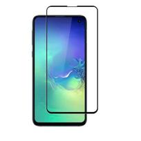 Verre Trempé - Phonillico® - Samsung Galaxy S10E - Bord Noir - Protection Ecran - Anti Rayures juoda