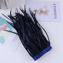 1 Meter Burgundy Pruning Goose Feathers Trims Ribbon Fringe Width 6-8  Clothing Dress Decoration For Crafts Plumes