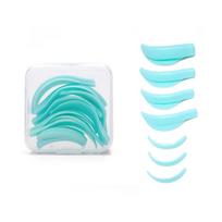 7 Pairs Silicone Eyelash Perm Pad Lashes Lifting Kit Rods Shield Recycling 3D Eyelash Curler Makeup Tools