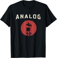 Vakuuminių lempų stiprintuvas analoginis vintage retro 80-ųjų 90-ųjų marškinėliai T-Shirt Unisex T-Shirt M brown