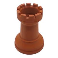 Chess Cart Pen Holder 3D Printed Chess Piece Desk Organizer Minimalist Makeup Brush Storage Cup for Home Office School Supplies
